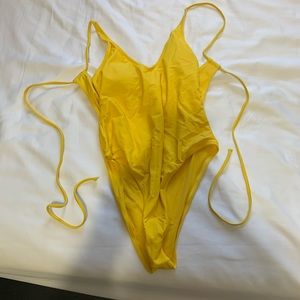 Hello one piece bathing suit